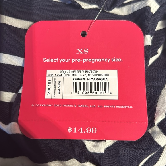 ⭐️NWT - isabel maternity Women's Long Sleeve Maternity Top - Picture 4 of 6